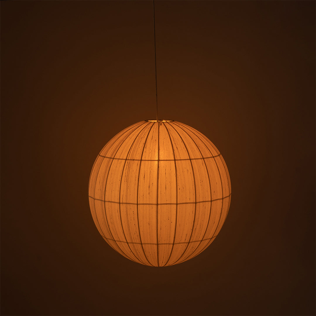 Cupola Pendant Lamp - Dia: 60 cm / Raw Silk