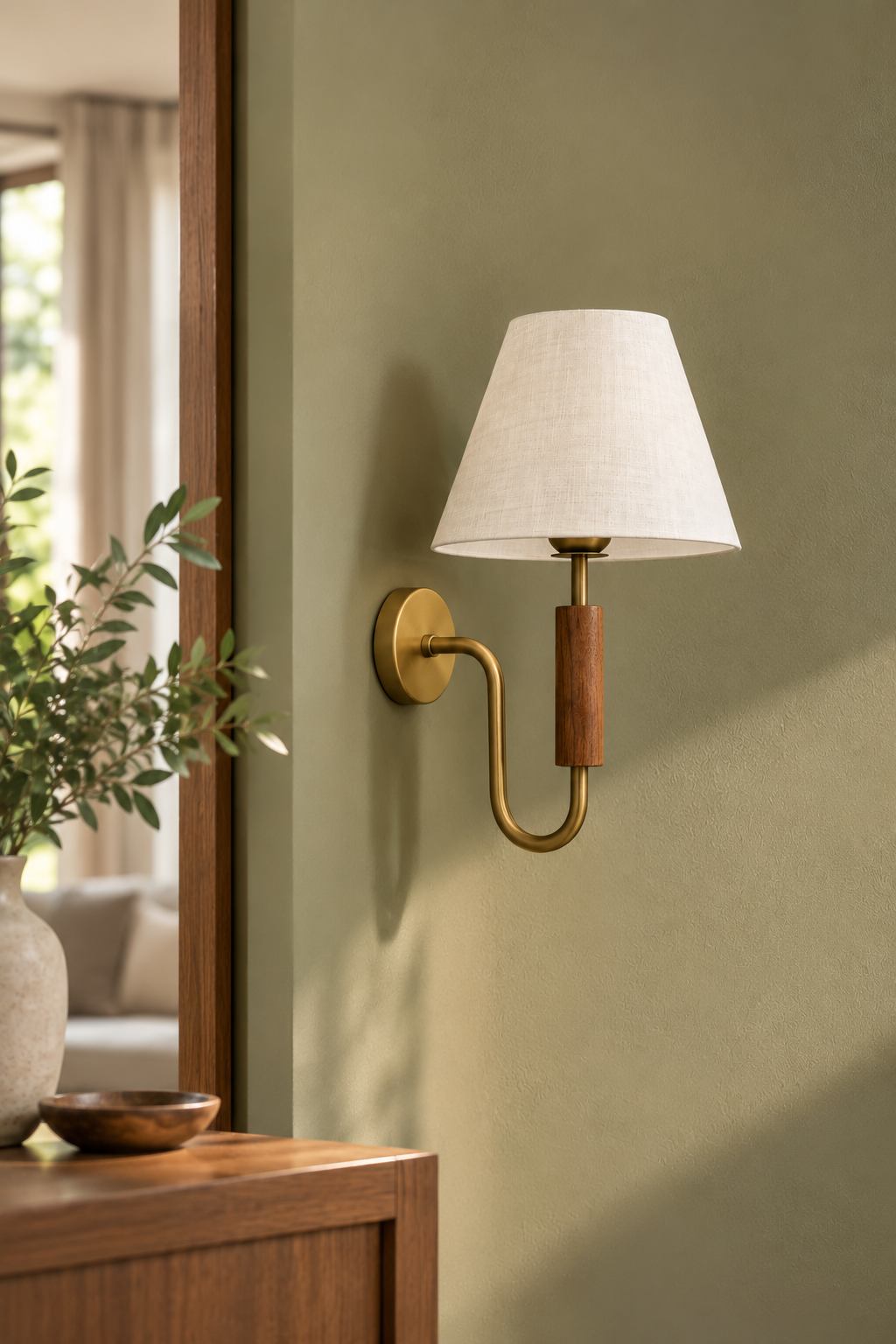 Resort Wood Elegance Wall Lamp