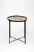 Daisy Mosaic Coffee Table - Beige / Mild Steel and Ceramic / Dia: 18’’ H: 20’’ - Outdoor Furniture