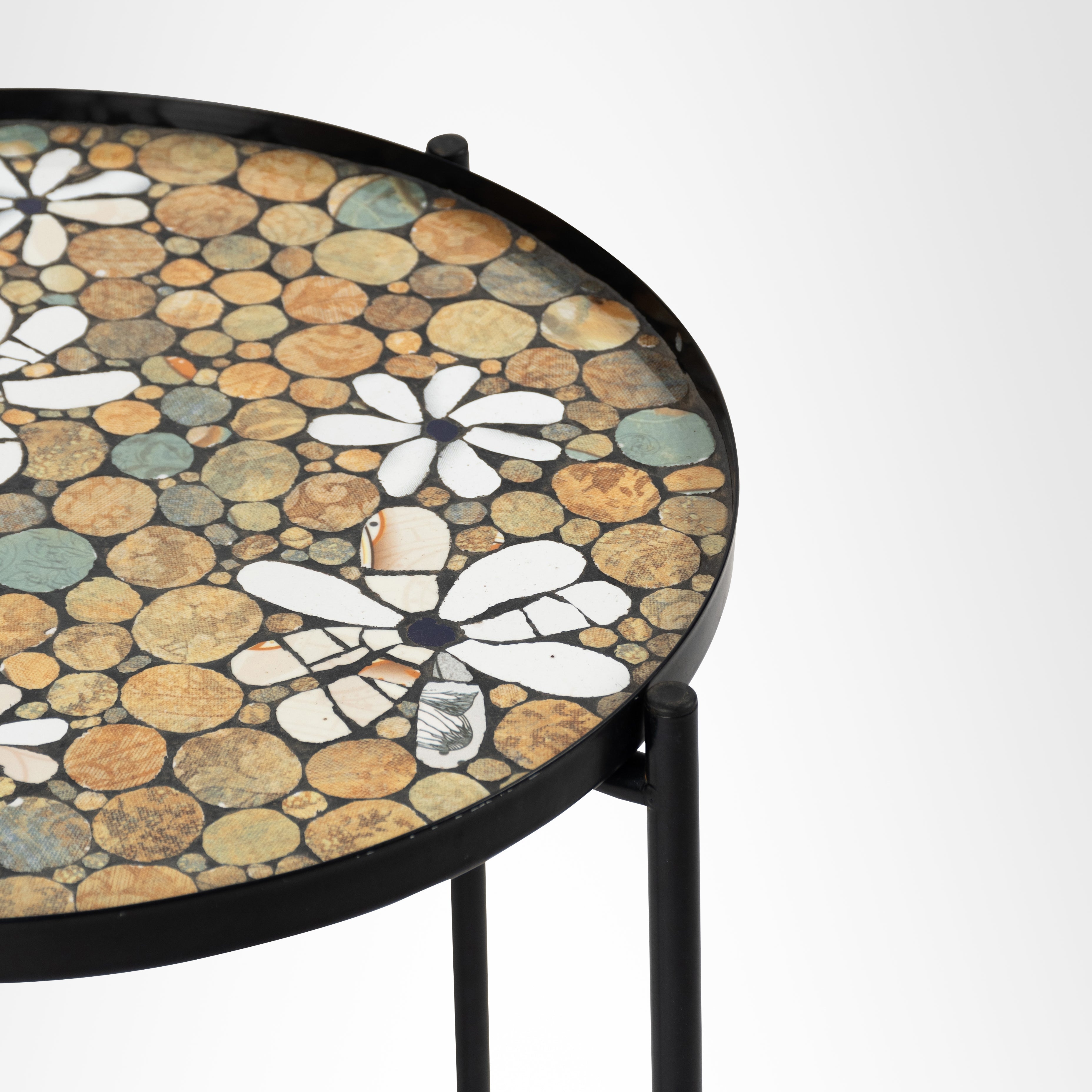 Daisy Mosaic Coffee Table - Outdoor Furniture