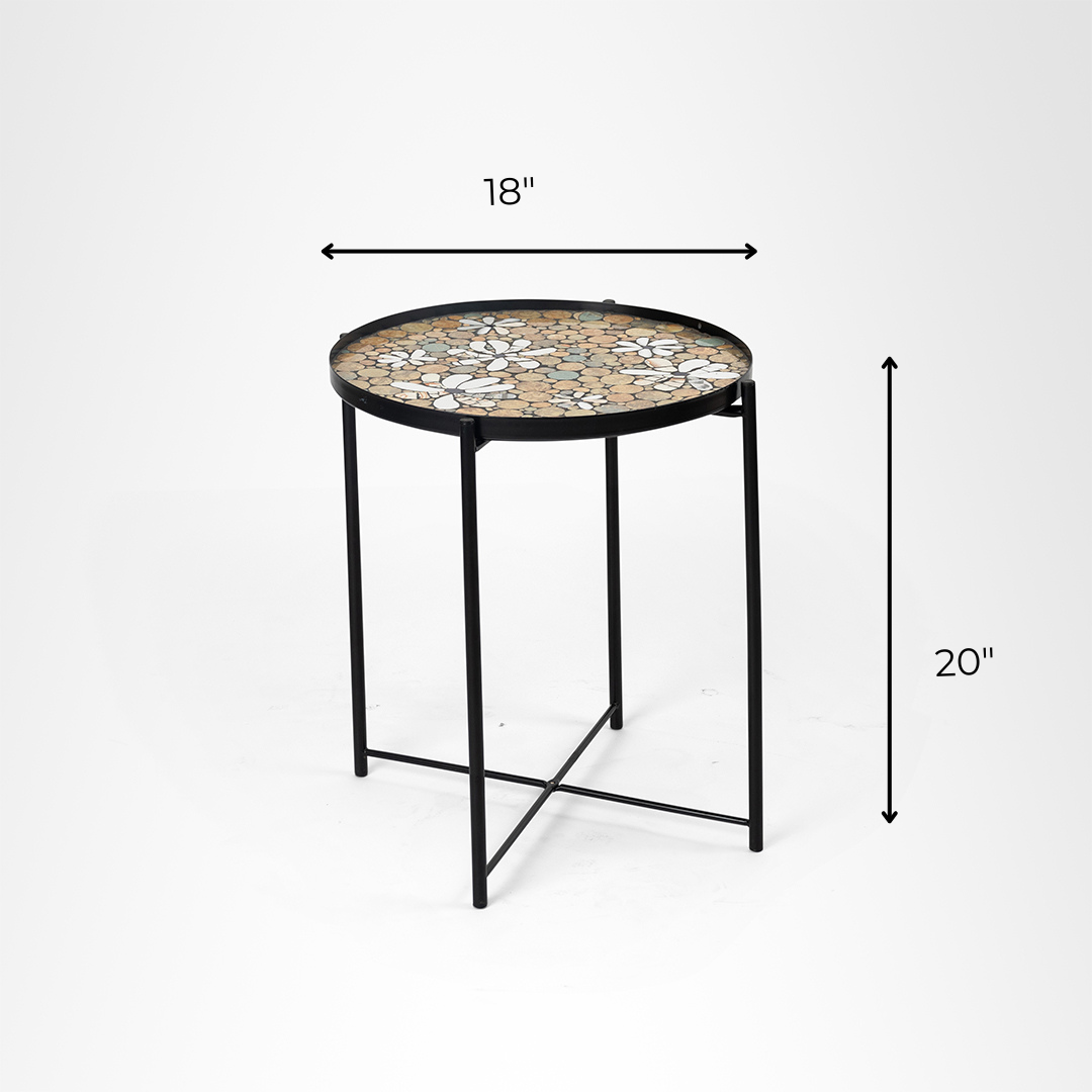 Daisy Mosaic Coffee Table - Outdoor Furniture