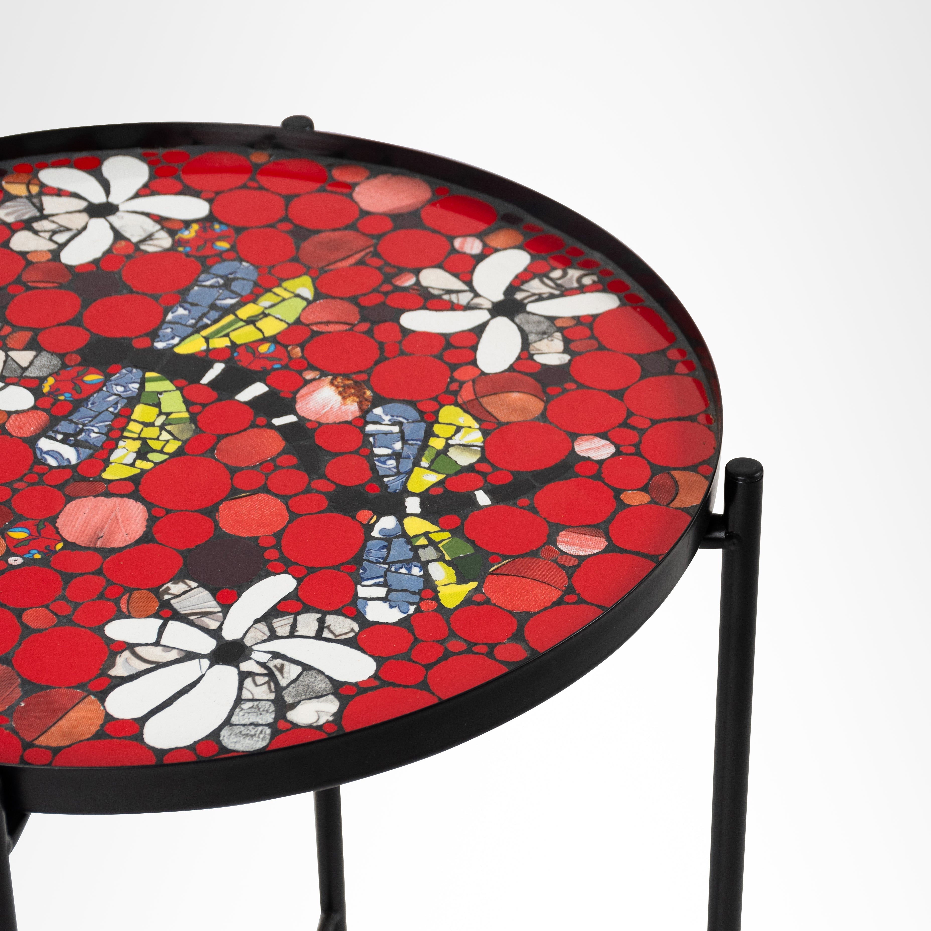 Daisy Mosaic Coffee Table - Outdoor Furniture