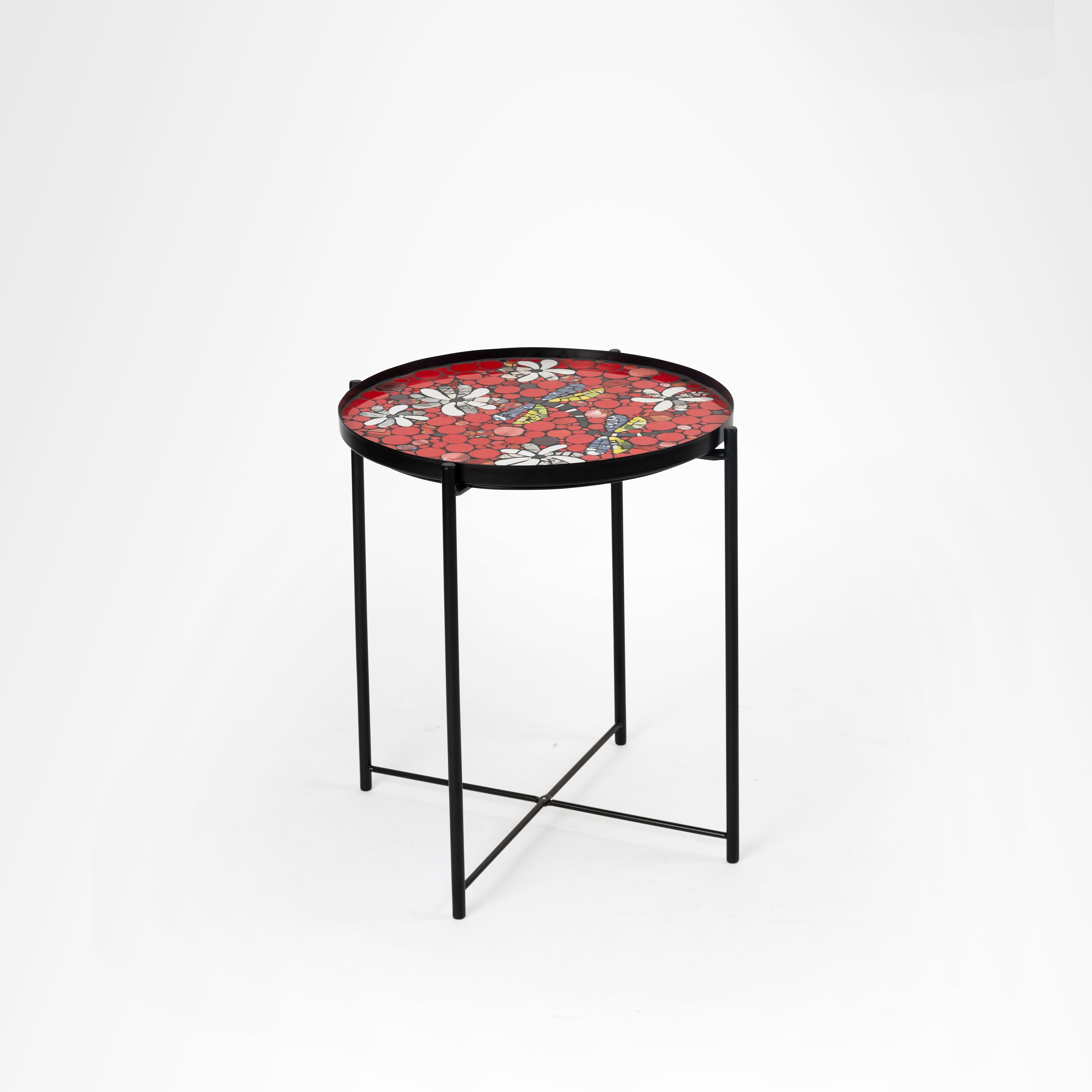 Daisy Mosaic Coffee Table - Outdoor Furniture
