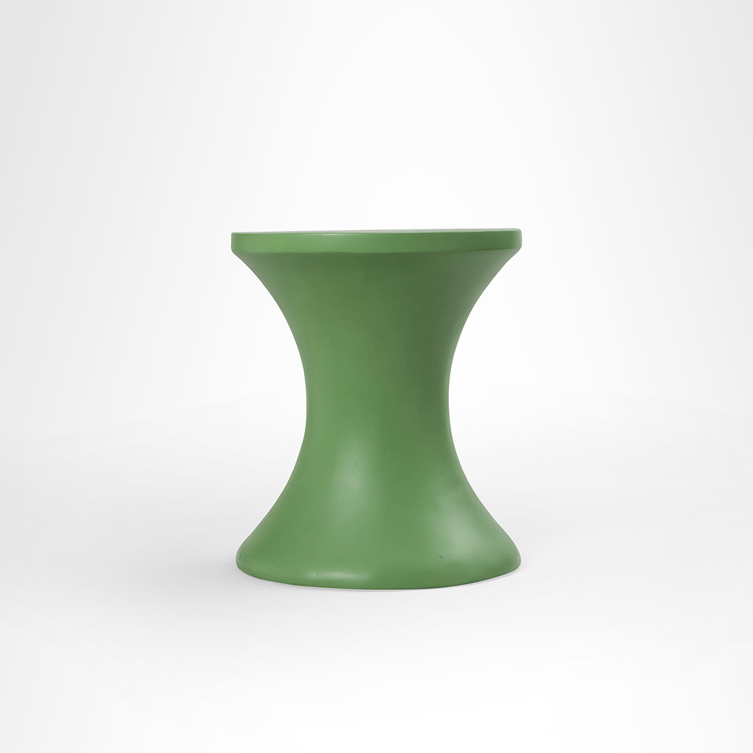Daisy Stool - Green / D: 16’’ H: 18’’ / FRP