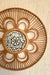 Designer Rattan Wall Decor With Mother of Pearls - Natural / Rattan and Mother of Pearls - Decor