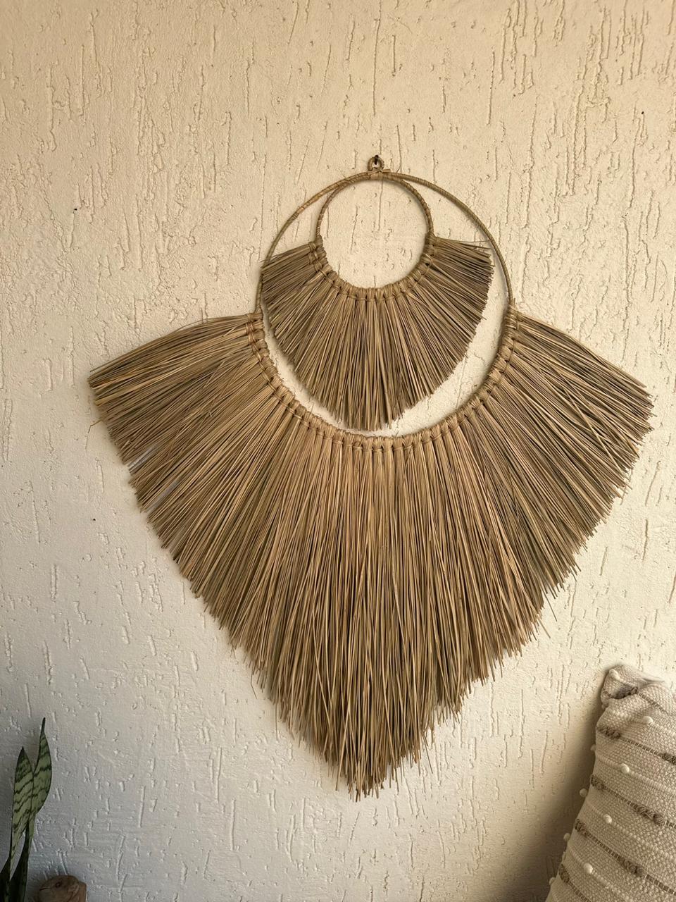 Designer Seagrass Hanging Wall Decor - Natural / Sea Grass - Decor