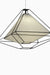 Diane Rosetta Hanging Lamp - Dia:20’’ H: 16’’ / White / Mild Steel and Fabric - Lighting