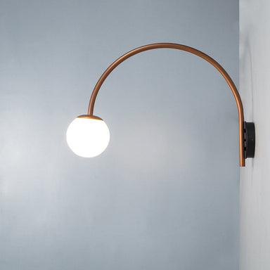 Dijon Curved Wall Lamp Copper