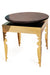 Disc Accent Table - Natural / Stainless steel and wood - Indoor Furniture
