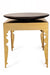 Disc Accent Table - Natural / Stainless steel and wood - Indoor Furniture