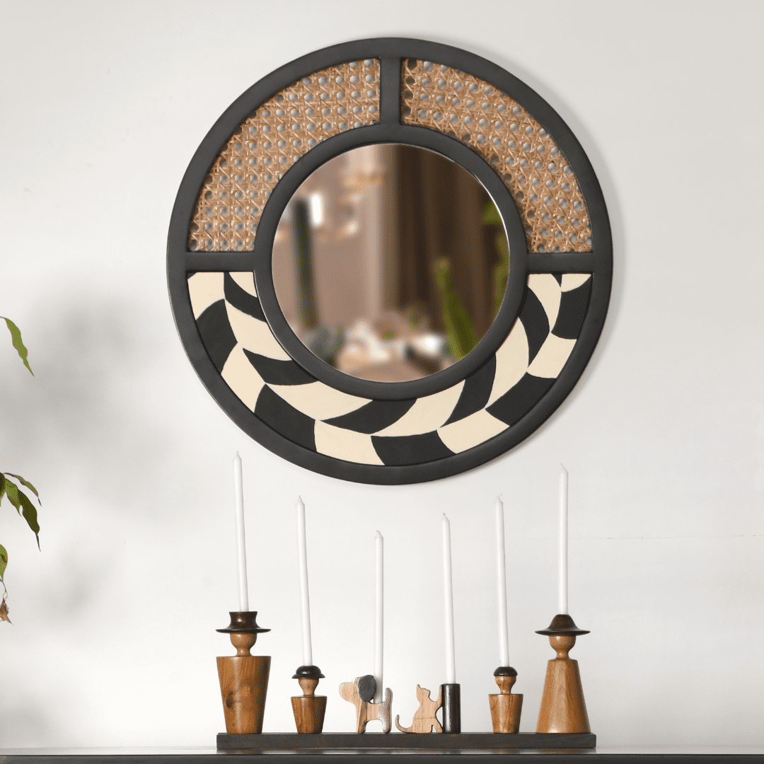 Disc Wall Mirror - Decor