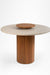 Dot Dining Table - Dia: 42’’ H: 30’’ / Ply with Veneer and Microconcrete - Indoor Furniture