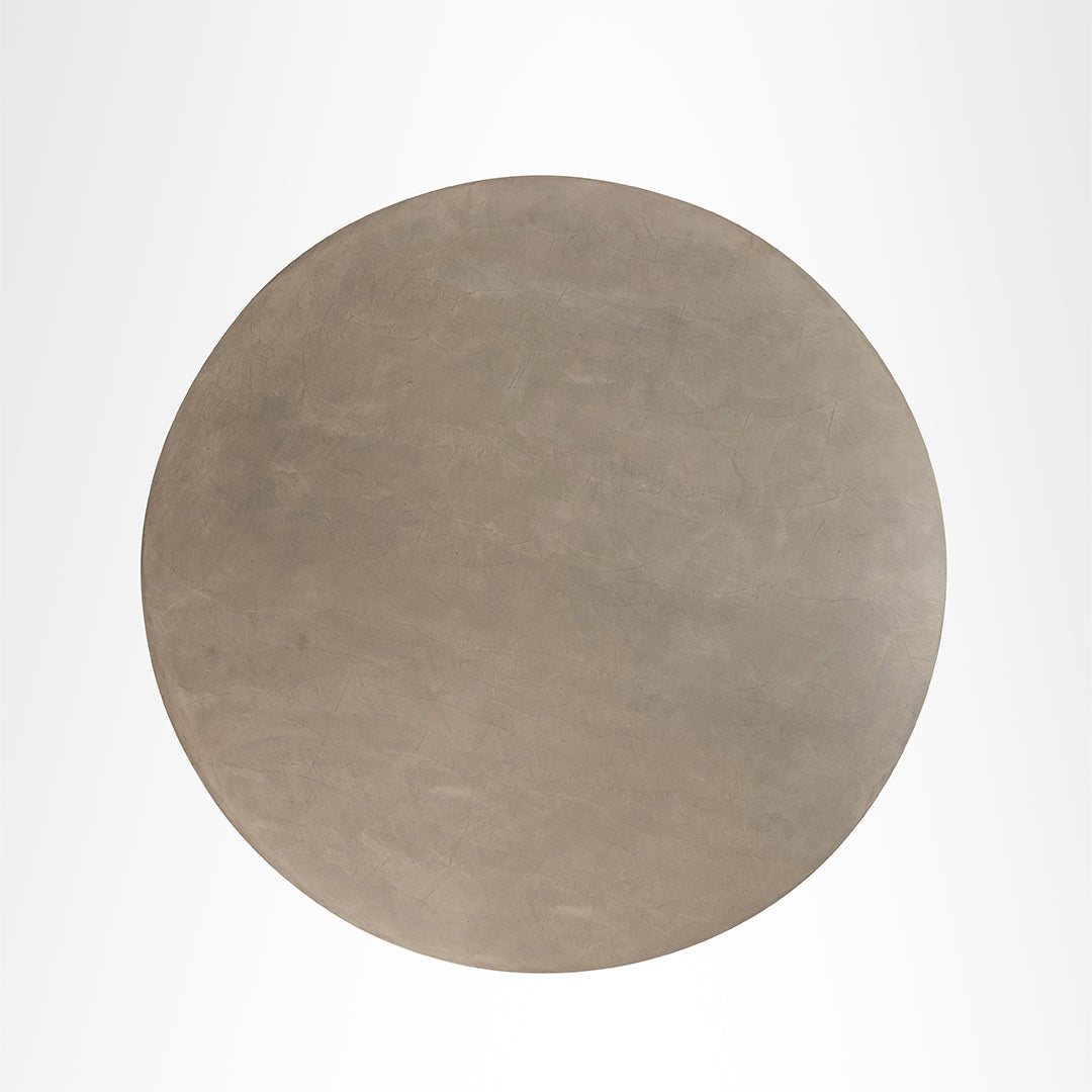 Dot Dining Table - Dia: 42’’ H: 30’’ / Ply with Veneer and Microconcrete - Indoor Furniture