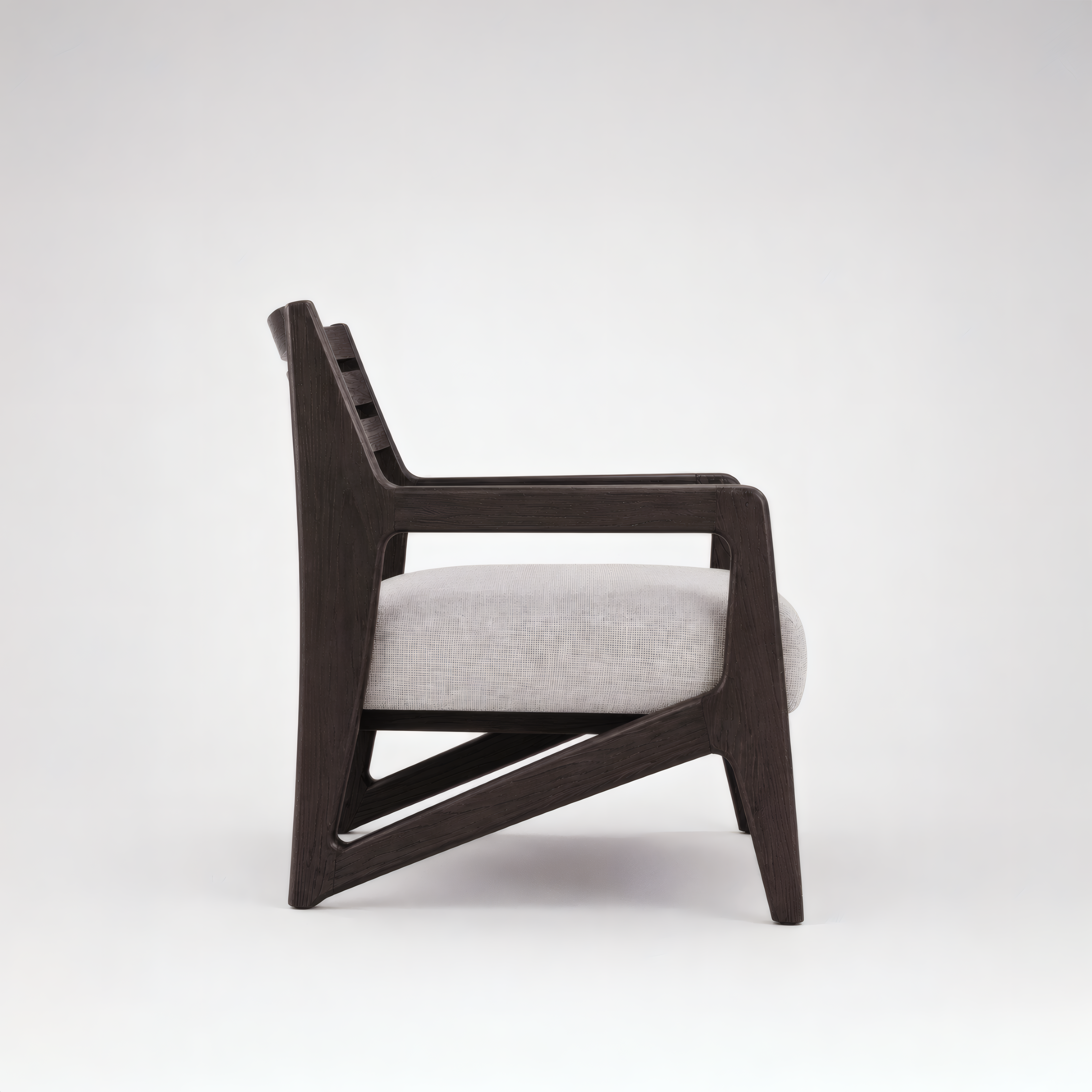 Drift Lounge Chair - Reclaimed Teak & Upholstery / W: 25.5’’ D: 25.5’’ H: 28’’ SH: 16’’ - Outdoor Furniture