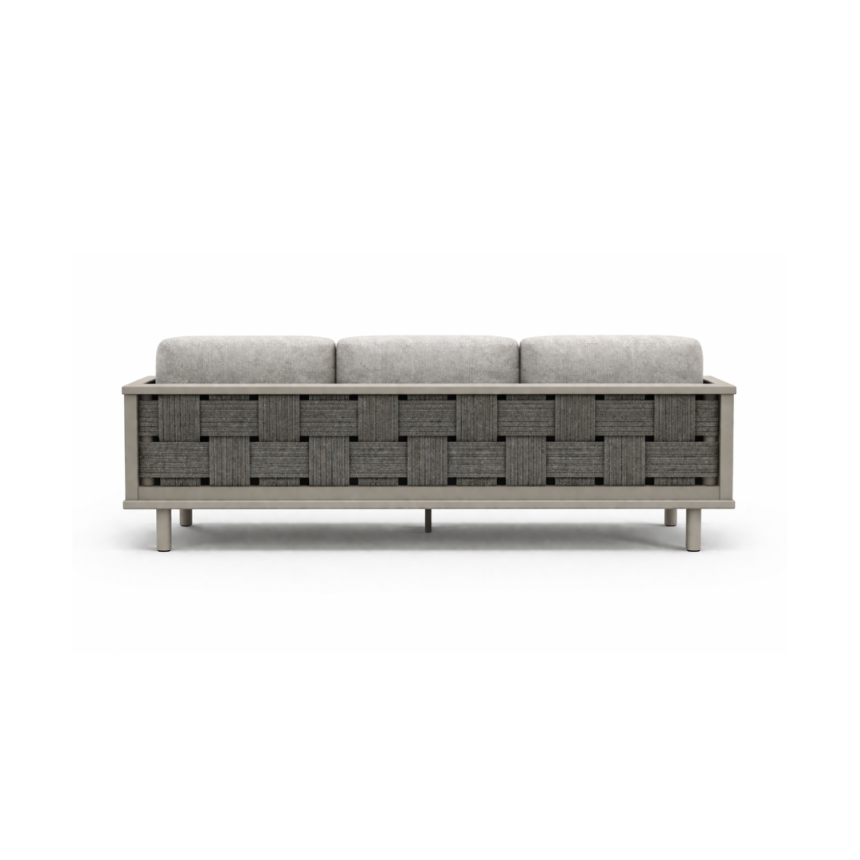 Drift Noir 3 Seater Sofa – close-up of the finish and detailing