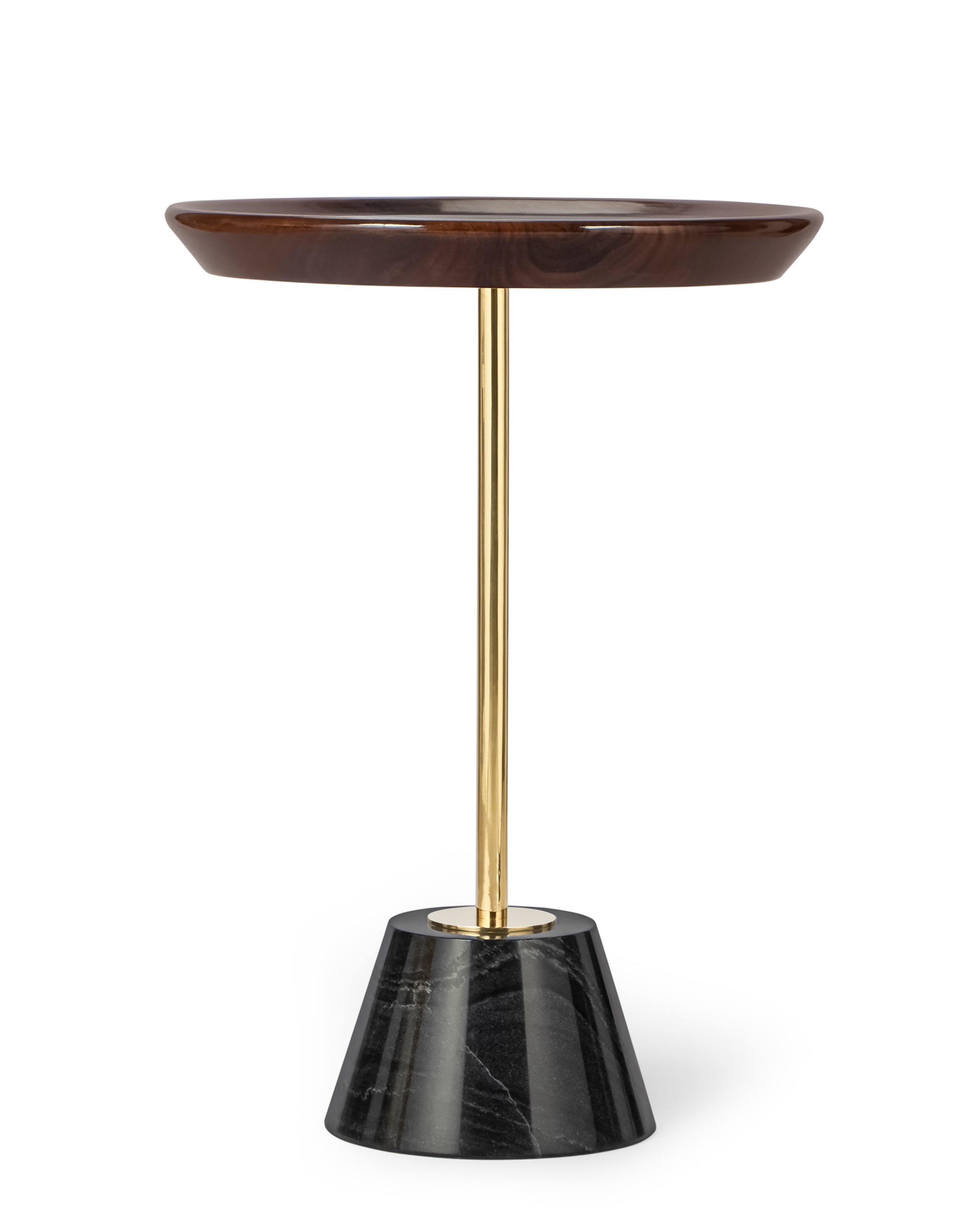 Drink Table - Natural / Wood, stainless steel and marble - Indoor Furniture