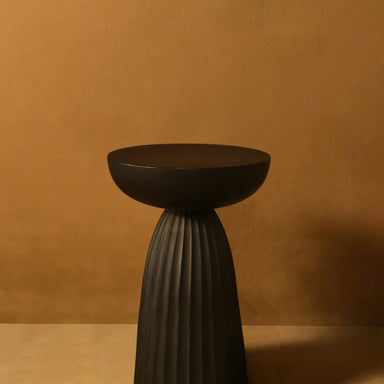 Droop Table - L:12 x W:12 x H:18 In inches / Metal - Indoor Furniture