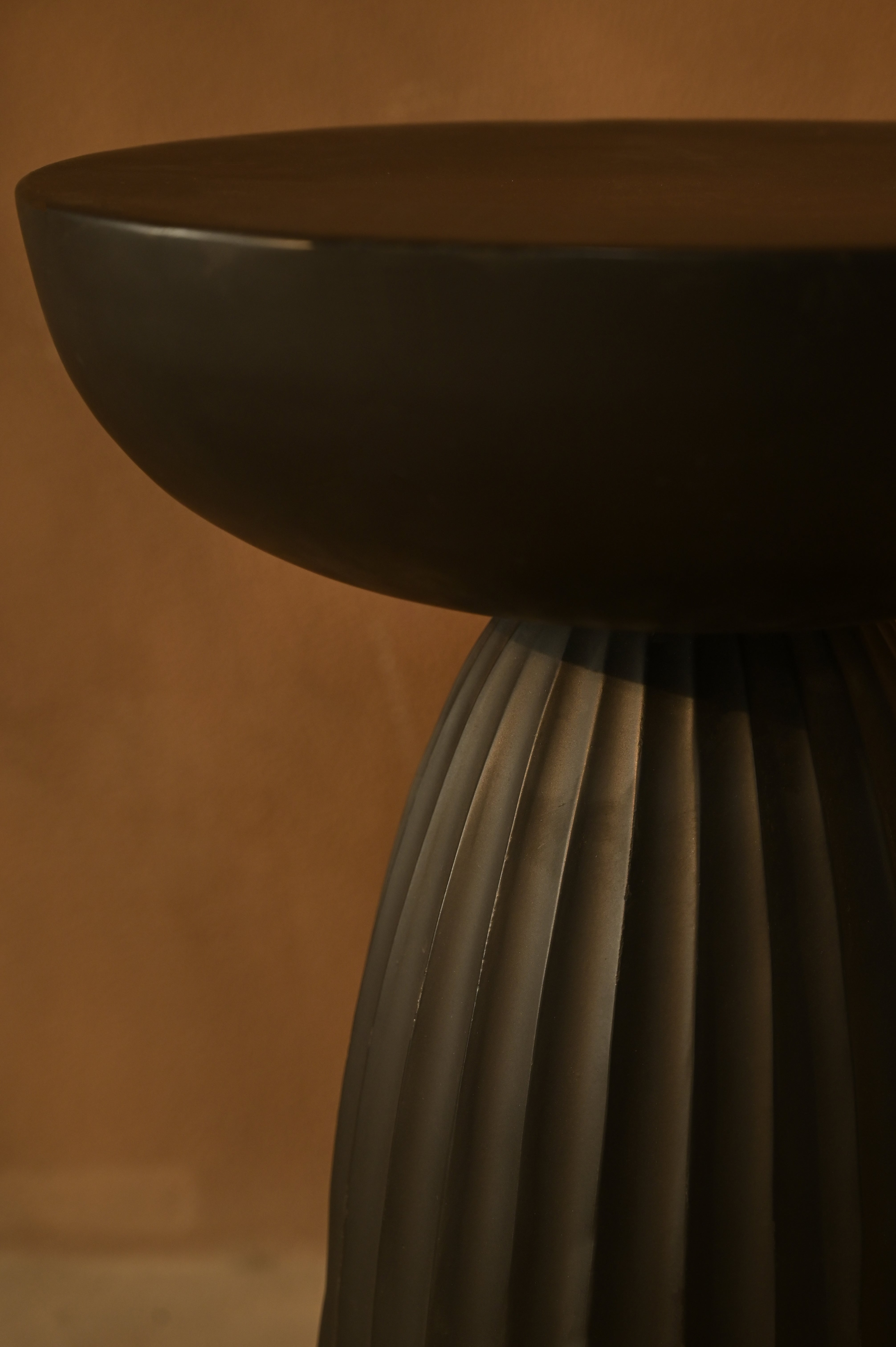 Droop Table - L:12 x W:12 x H:18 In inches / Metal - Indoor Furniture