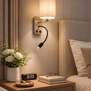 CWS230 Dual Glow Beige Sconce