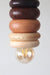 Dune Lamp - Black and Dark brown and Brown and Reddish and white to light beige and light to medium reddish-brown