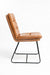 Dunhill Chair 07 - Mild Steel & Vegan Leather / L:71 x B:49 x H:90 In cm - Indoor Furniture