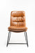 Dunhill Chair 07 - Mild Steel & Vegan Leather / L:71 x B:49 x H:90 In cm - Indoor Furniture