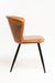 Dunhill Chair 09 - Mild Steel & Vegan Leather / L:56 x B:61 x H:82 In cm - Indoor Furniture