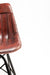 Dunhill Chair 11 - Mild Steel and Leather / CM- L:- 46 x W:- 46 x H:- 78 - Indoor Furniture