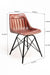 Dunhill Chair 11 - Mild Steel and Leather / CM- L:- 46 x W:- 46 x H:- 78 - Indoor Furniture