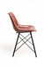 Dunhill Chair 11 - Mild Steel and Leather / CM- L:- 46 x W:- 46 x H:- 78 - Indoor Furniture