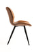 Dunhill Chair 21 - Mild Steel & Vegan Leather / L:61 x B:51 x H:83 In cm - Indoor Furniture