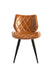 Dunhill Chair 21 - Mild Steel & Vegan Leather / L:61 x B:51 x H:83 In cm - Indoor Furniture