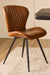 Dunhill Chair 27 - Mild Steel & Vegan Leather / L:59 x B:49.5 x H:85.5 In cm - Indoor Furniture