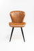 Dunhill Chair 27 - Mild Steel & Vegan Leather / L:59 x B:49.5 x H:85.5 In cm - Indoor Furniture