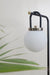 Dunkirk FLoor Lamp - Black / Frosted Glass - Lighting