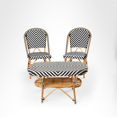 Dv Popsicle Cane Coffee Table And Chair Set