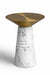 Ebb Table - Natural / Stainless steel and marble - Indoor Furniture