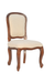 Eira Dining Chair - Teak / Teakwood, fabric / L: 19.5’’ W: 22’’ H: 38’’; Seat Height: 18’’ - Furniture