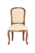 Eira Dining Chair - Teak / Teakwood, fabric / L: 19.5’’ W: 22’’ H: 38’’; Seat Height: 18’’ - Furniture