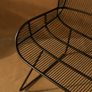 Elara Lounger - L:25 x W:25 x H:32 In inches / Metal - Indoor Furniture