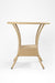 Elio Outdoor Set - Chair: W: 24’’ D: 23’’ H: 31’’ SH: 20’’ Table: 30’’ H: 30’’ / Biege / MS Frame and PVC Weaving