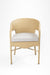 Elio Outdoor Set - Chair: W: 24’’ D: 23’’ H: 31’’ SH: 20’’ Table: 30’’ H: 30’’ / Biege / MS Frame and PVC Weaving