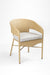 Elio Outdoor Set - Chair: W: 24’’ D: 23’’ H: 31’’ SH: 20’’ Table: 30’’ H: 30’’ / Biege / MS Frame and PVC Weaving