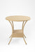 Elio Outdoor Table - Dia: 30’’ H: 30’’ / Biege / MS Frame and PVC Weaving - Outdoor Tables