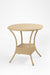 Elio Outdoor Table - Dia: 30’’ H: 30’’ / Biege / MS Frame and PVC Weaving - Outdoor Tables