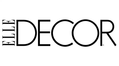 Black ’elle decor’ logo with bold, modern typography on a white background.