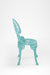 Ellis Cast Aluminium Chair IX set of 2 - L: 13.5’’ B: 13.5’’ TH: 34’’ SH: 16’’ / Seafoam Blue / Cast Aluminium