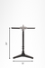 Ellis V Cast Iron Base