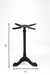 Ellis XI Cast Iron Base