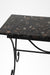 Ellis XIII Metal And Granite Table - L: 48’’ B: 24’’ H: 30’’ / Black / Metal and Granite - Outdoor Furniture